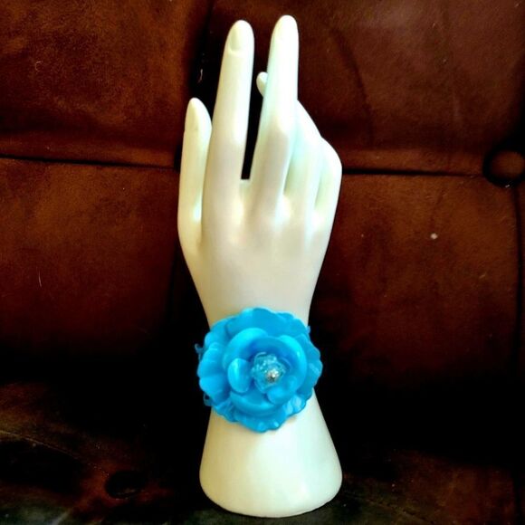 Metal Flower Bracelet Bohemian Boho  Chic - Picture 1 of 4